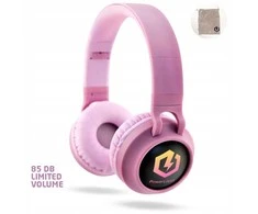 Ausinės PowerLocus Bluetooth Ausinės Buddy Kids Rožinė