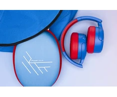 „PowerLocus“ „Bluetooth“ ausinės su „Tiger“ mėlynomis/raudonomis ANC funkcijomis