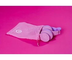 Ausinės vaikams su katės ausytėmis PowerLocus BT P2 Kids Cat Ears, violetinės spalvos