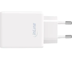 „PowerNeed InLine®“ įkroviklis USB maitinimo šaltinis įkroviklis, vienas USB-C, PD, AVS, 65 W, baltas