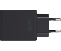 PowerNeed InLine® USB įkroviklis Maitinimo šaltinis Įkroviklis, Vienas USB-C, PD, AVS, 65W, juodas