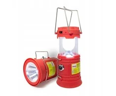 PowerNeed Saulės energija varoma LED įkraunama lempa 50lm/30lm