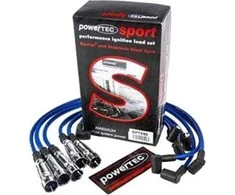 Powertec „PowerTEC“ uždegimo laidai AUDI 80 90 100 200 VW PASSAT 1.8-2.3L 73-91 raudoni
