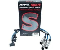 Powertec PowerTEC uždegimo laidai AUDI A3 A6 SEAT LEON VW GOLF 1.6 2.0L Raudona