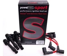 Powertec PowerTEC uždegimo laidai BMW M3 E30 2.3L 86-92 Raudona