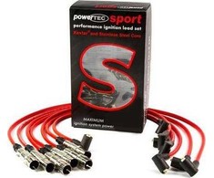 Powertec PowerTEC uždegimo laidai OPEL CALIBRA 4X4 KADETT GSI VECTRA A GT 88-95 Raudona