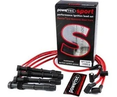 Powertec uždegimo laidai PowerTEC SEAT IBIZA TOLEDO VW GOLF JETTA VENTO 85-02 Raudona
