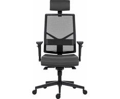 Powerton ERGO MARIE ergonominė biuro kėdė, tamsiai pilka