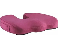 Powerton Ortopedijos pagalvėlės, slėgiui atsparus plastiko galiukas, ergonomiškas, raudonas satinas (raudonas vynas), putos su atminties efektas, P