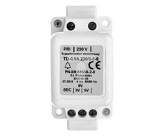 Powstaniec TD 0.5A 230 / 3-5 -8V vienfazis transformatorius