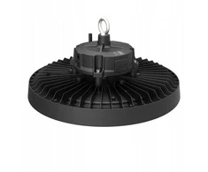 Pozostali Aukštų įlankų plonas šviestuvas UFO LED 150W 4000K 24000LM 90° 1-10 DIM IP66 IK10 juodas