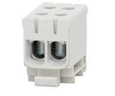Pozostali Gnybtų juosta LZ F-ELEKTRO F2.0295 ZU korpuse, 1 bėgelio (2x50/2x50mm2), Al/Cu rutulys