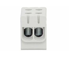 Pozostali LZ F-ELEKTRO F2.0295 gnybtų blokas ZU korpuse, 1 takelis (2x50/2x50mm2) Al/Cu pilka