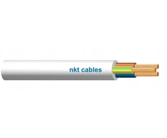 Pozostali OMY Żo 3x1mm2 300/300V baltas kabelis, 100m