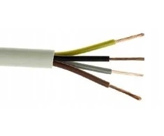 Pozostali OWY kabelis 4x0.75mm2 300/500V H05VV-F baltas ritė 100m