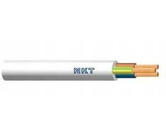 Pozostali OWY kabelis 4x1mm2 300/500V baltas ritė 100m