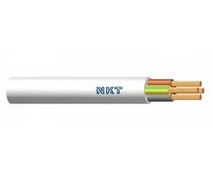 Pozostali OMY kabelis 4x0,75 mm2 H03VV-F 300/300V baltas diskas 100M 160062005C0100 NKT