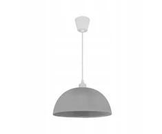 Pakabinamas šviestuvas Pozostali Struhm Inka 03881 lampa wisząca zwis 1x25W E27 pilka/balta