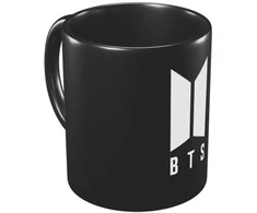 ERIK PPD BTS - Puodelis ceramiczny dėžutėje prezentowym 350 ml (Juodas) (TAZ192)