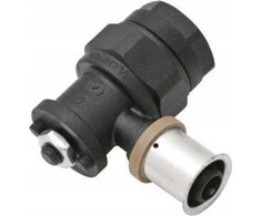 PPSU GW Prispaudimo sienelės alkūnė - 20 Rp1/2 L = 40 mmKAN-THERM