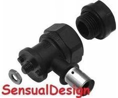 PPSU GW Prispaudimo sienelės alkūnė - 20 Rp1/2 L = 40 mmKAN-THERM