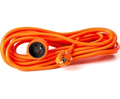Platinet prailginimo laidas 230V 10m 16A oranžinis (46088)