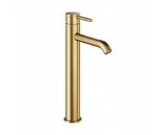 Praustuvo baterija KFA Stovi ant stalviršio Moza Brushed Light Gold PVD + Click Clack 5032-612-39