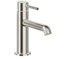Praustuvo maišytuvas KFA Moza Mini stovintis su Click Clack kamščiu, PVD Brushed Nickel (5032-835-21)