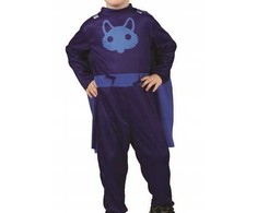 PRC Mėlyna superherojaus kostiumas, dydis 98-104cm