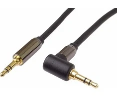 Kabelis PremiumCord Jack 3.5mm - Jack 3.5mm 3m juoda (kjqmm3-90)