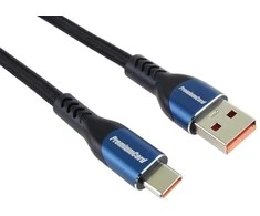 Kabelis USB PremiumCord USB-A - USB-C 1 m Mėlyna (ku31cy1)