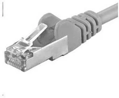 PREMIUMCORD patch kabelis CAT6a S-FTP, RJ45-RJ45, AWG 26/7 30m pilkas
