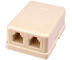 „PremiumCord Lizdas“ telefono sieninis kabelis 2xRJ11 lipnus