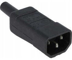 „PremiumCord CS220M“, 10 A, 230 V, 3P, tiesus, kištukas, juodas