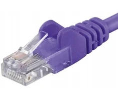 PremiumCord Patch kabelis UTP RJ45-RJ45 CAT6 0.25m violetinė