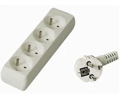 PremiumCord ilgintuvas 230V, 2m 4 lizdai
