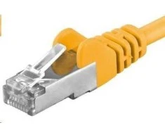 PremiumCord PREMIUMCORD Patch kabelis CAT6a S-FTP, RJ45-RJ45, AWG 26/7 7m zonłty