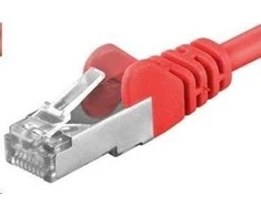 PremiumCord PREMIUMCORD Patch kabelis CAT6a S-FTP, RJ45-RJ45, AWG 26/7 7m raudonas