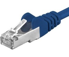 PremiumCord PREMUMCORD FTP kabelis, RJ45-RJ45, AWG 26 / 7 2m mėlyna
