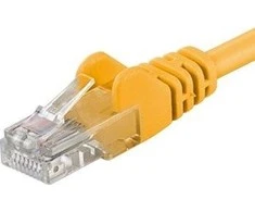 PremiumCord PREMUMCORD Lovos kabelis UTP RJ45 -RJ45 cat5E 1.5m žlutà