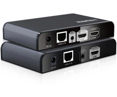 PremiumCord PREMIUMCORD HDMI ilgintuvas 120m per LAN per IP HDBitT vietinis išvestis HDMI