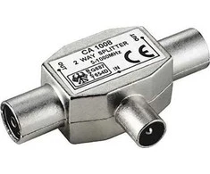 „PremiumCord“ televizoriaus antenos kombainas-dalytuvas IEC 75 Ohm 1xM-2xF