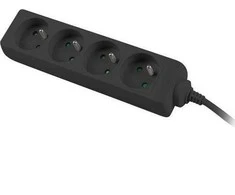 PremiumCord Normalus 4 lizdai 2m juoda (ppa4-02Bk)