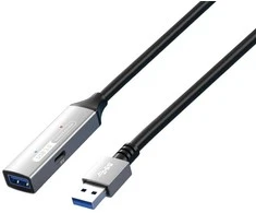 Premiumcord PREMIUM CORD USB 3.2. kartotuvas ir ilgintuvas Vyriškas-Moteris, 5Gbps Aliuminis 5m