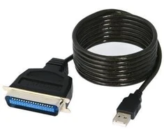 PremiumCord USB spausdintuvas kabelis USB na port równoległy LPT (CEN36M)