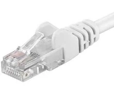 PremiumCord jungiamasis kabelis UTP RJ45-RJ45 CAT6 1,5 m, baltas