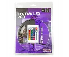 LED juostelė Prescot LED juostelių rinkinys PRZ-RGB-72W-24K RGB 72W 300 LED 24 raktų IP20 blisterinėje pakuotėje