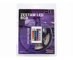 LED juostelė Prescot LED juostelių rinkinys PRZ-RGB-72W-24K RGB 72W 300 LED 24 raktų IP20 blisterinėje pakuotėje