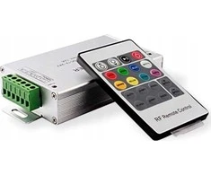 Prescot RGB LED juostelių valdiklis Prescot su radijo nuotolinio valdymo pultu 144W PR-RGB-144-20K