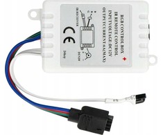 Prescot RGB LED juostų valdiklis su infraraudonųjų spindulių pulteliu 72W PR-RGB-72-24K-IR